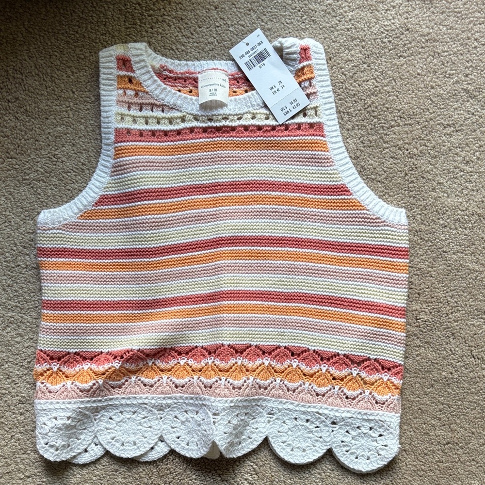 Abercrombie Kids Multicolor Striped Tank Top